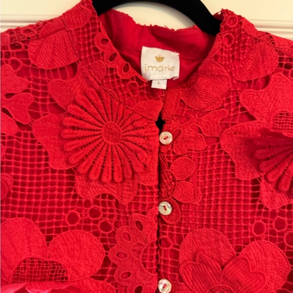 J.Marie Seraphina Midi Dress - Red - Picture 3 of 3